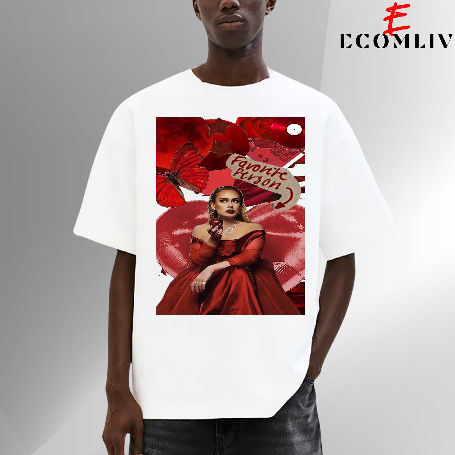 Adele T-Shirt, Unisex Soul Pop Music Tee, Streetwear Shirt